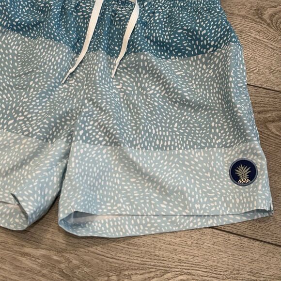 Chubbies The Whale Sharks Mens Medium 5.5" Swim Trunks Shorts Colorful Beach - Picture 2 of 4